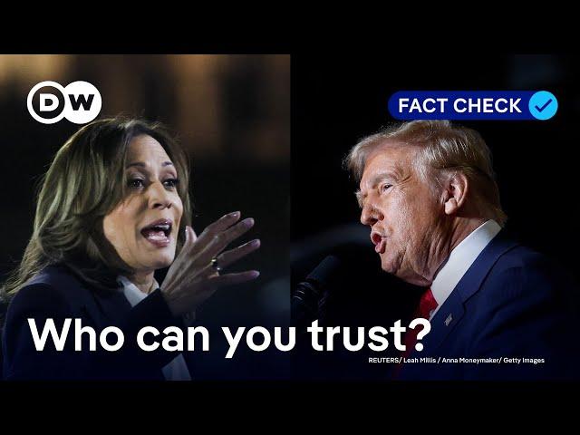 Fact check: Truths and fakes about Harris and Trump  | DW News