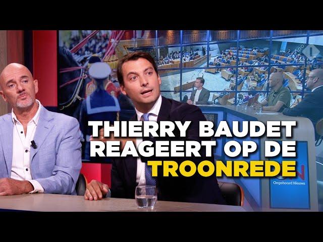 Ongehoord Nieuws: troonrede, kabinetsplannen en anti-boerenbeleid, Baudet (FVD) reageert