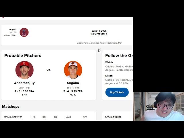 6월14일 MLB분석 - 이게 주말이지