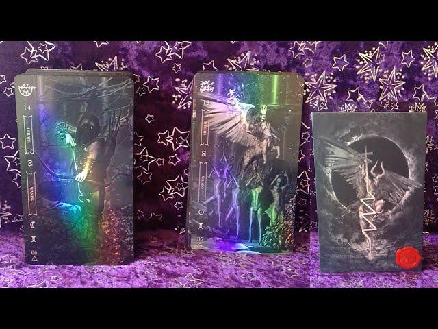 Goetia Tarot in Darkness KS Edition - My Most Expensive Deck! Unboxing + Flip-Through + Mini Reading