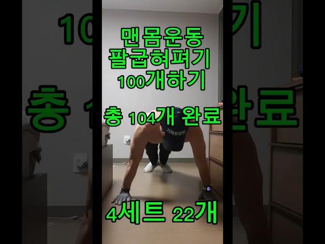 #맨몸운동 #팔굽혀펴기 #100개하기 #설레임 #작은일에최선을다하면정성스럽게된다  #청춘 #불꽃남자 #포기를모르는남자