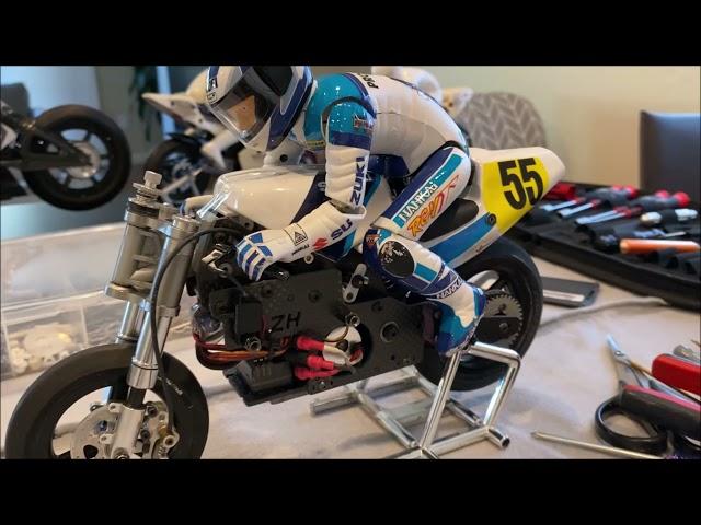 Pat's Front Brakes Installation & Test for 1/8 Kyosho R/C Motorcycle