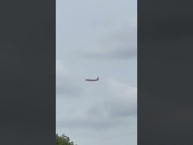 Jet2 landing at Birmingham airport.  New station on the horizon on Friday 