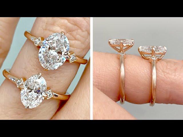 How To - Pair Wedding Bands with Raised Basket vs. Flush Basket