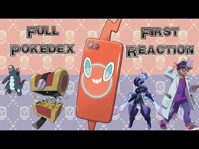 Amoonguss Reacts to the COMPLETE Pokemon Scarlet Violet Pokedex! Competitive Discussion + Prediction