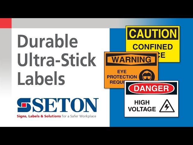 Introducing Ultra-Stick Adhesive Labels