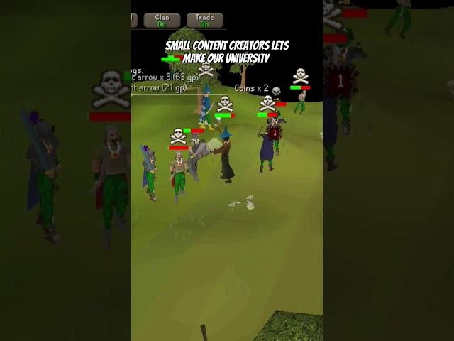 Streamer Community College #osrs #pking #shorts #runescape #fyp