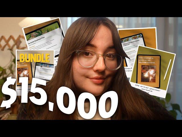 I made $15k from digital products as an artist & you can too (seriously)