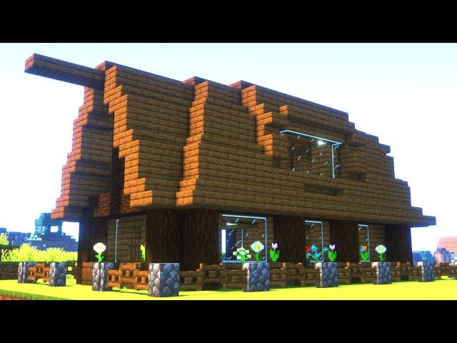 Small House in Minecraft: Timelapse #Shorts