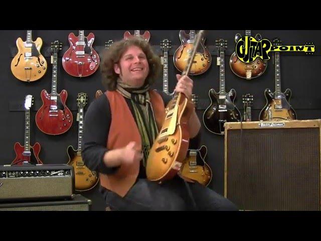 JD Simo playing a 1958 Gibson Les Paul Standard - Sunburst at GuitarPoint Maintal