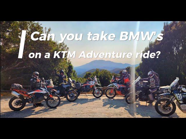 Can you take BMW's on a KTM Adventure Ride? - Tasmania Feb 25