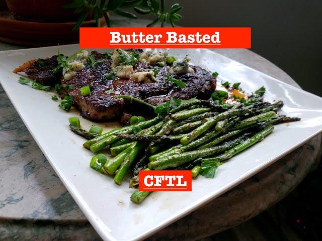 BUTTER BASTED RIBEYE STEAK | COOKING FROM THE LOFT