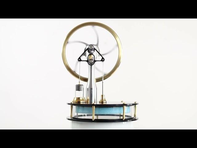 KS90R Black Stirling engine - By Kontax