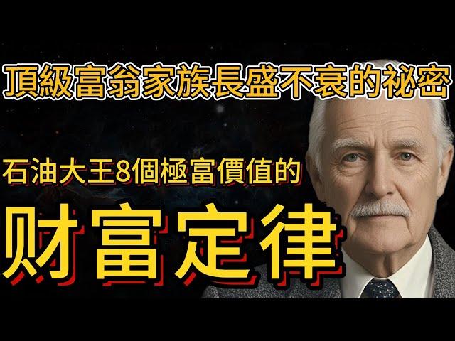 8個極富價值的財富定律，頂級富翁家族長盛不衰的祕密，石油大王洛克菲勒