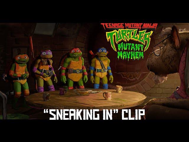 Teenage Mutant Ninja Turtles: Mutant Mayhem | "Sneaking In" Clip (2023 Movie) - Seth Rogen