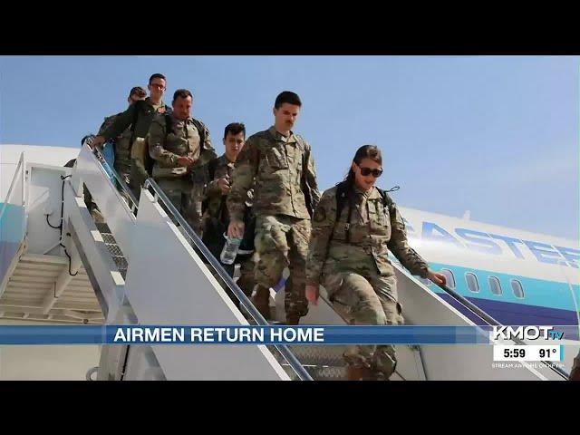 Team from Minot Air Force Base returns from month-long deployment