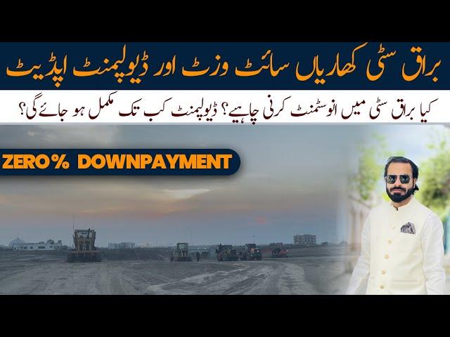 Buraq City Kharain | Site Visit & Development Update | Kya Buraq City Main Investment Krni Chahiya?