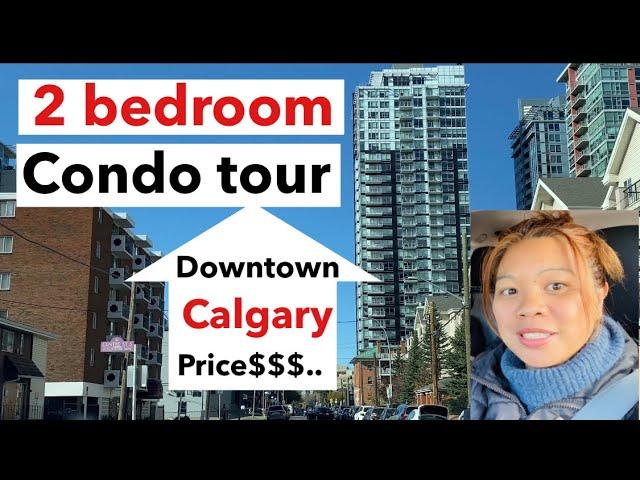 2 BEDROOM CONDO TOUR DOWNTOWN CALGARY vlog|HOW MUCH RENT.. |sarah buyucan