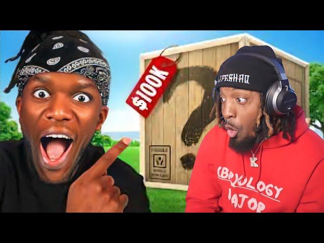 NoLifeShaq REACTS to SIDEMEN $100,000 MYSTERY BOX CHALLENGE