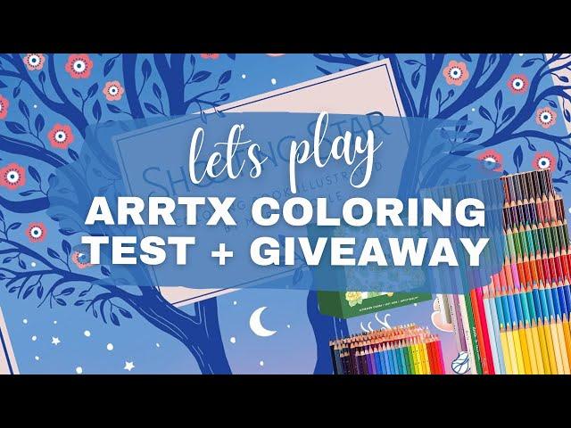 Let's Play with Arrtx Pencils and a New Release Book (Giveaway Time!)