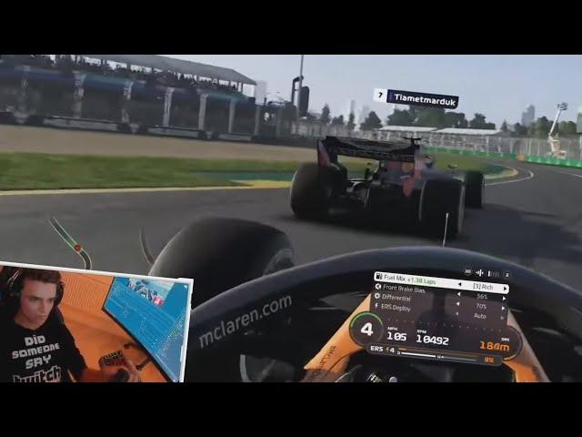 Tiametmarduk vs Lando Norris - Intense Battle