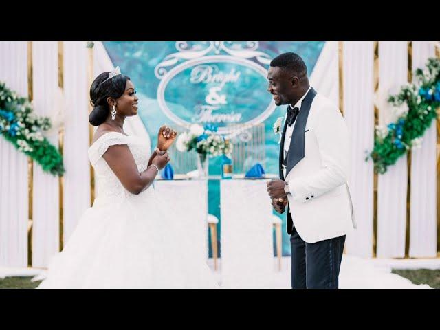 BRIGHT AND THERESA'S WHITE WEDDING  || A MUST WATCH GHANA WEDDING 2023 || JEANETTE MENSAH