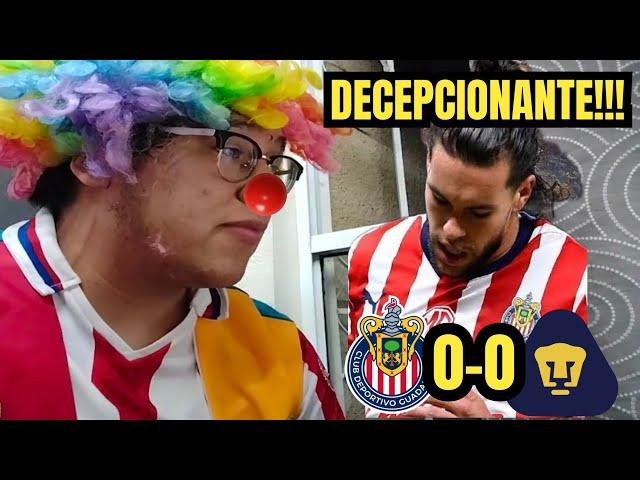 DECEPCIONANTE!!! Reacción a Chivas (0) vs Pumas (0) | Goool Gress