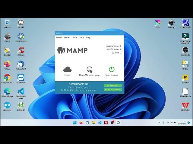 Installer MAMP puis WordPress sous Windows