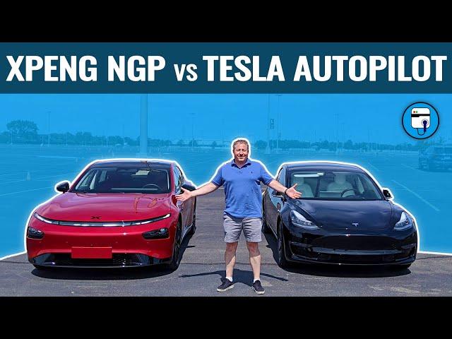 XPeng Navigation Guided Pilot vs Tesla Autopilot