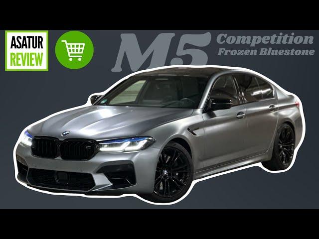 В ПРОДАЖЕ BMW M5 F90 Competition Frozen Bluestone / БМВ М5 Ф90 Морозный Серый Гранит  2024