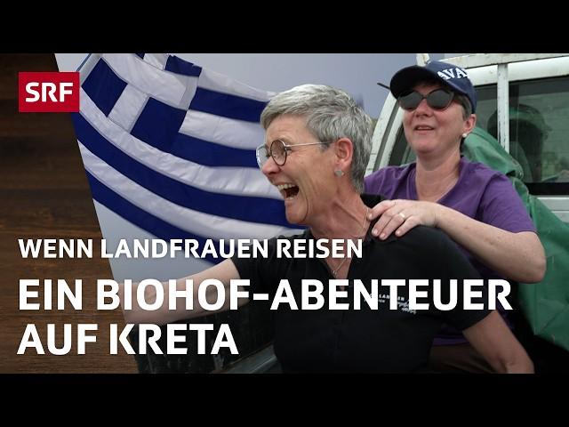 Pia Jungo und Aurélia Joly in Kreta | Wenn Landfrauen Reisen (Staffel 8, Folge 1) | SRF