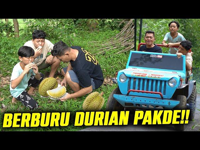 DITDIM NGE BOLANG!! NGAJAKIN AYAH PAKAI JEEP MBOLANG CARI DURIAN DI HUTAN SEKALIAN OFFROAD