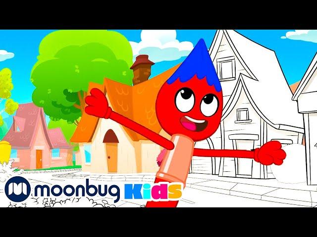 Morphle pędzelek | Bajki i piosenki dla dzieci! | Moonbug Kids po polsku