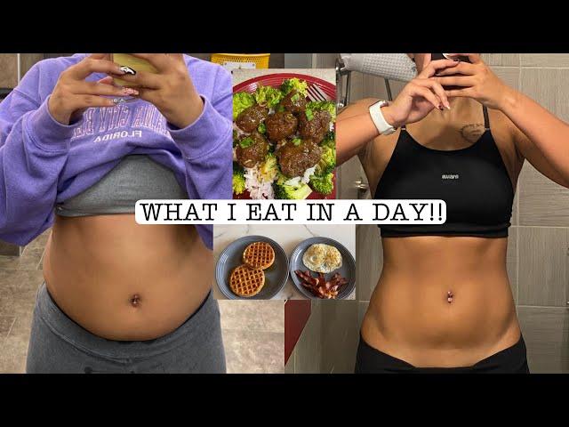 WHAT I EAT IN A DAY| MAINTAINING LOSING 20+ LBS | Aubreana Noble