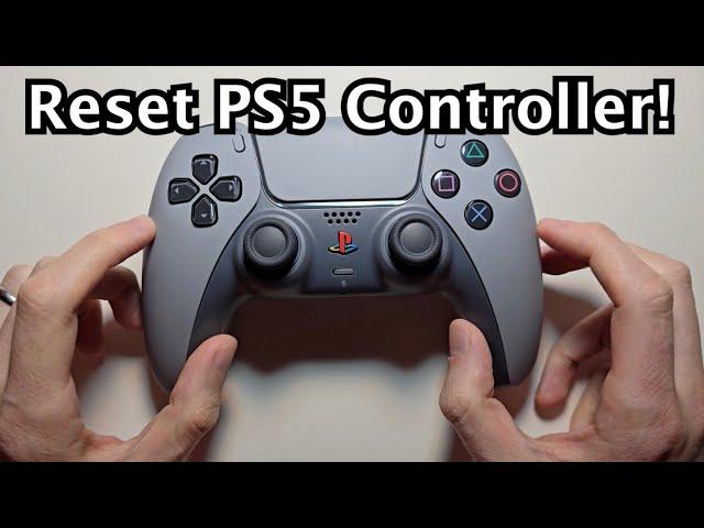 How to Factory Reset PS5 DualSense Controller!