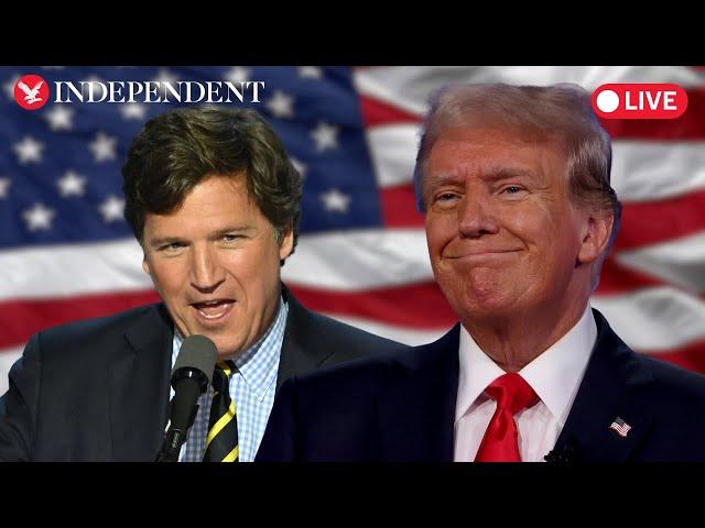 Live: Trump attends benefit with Tucker Carlson in Glendale, Arizona