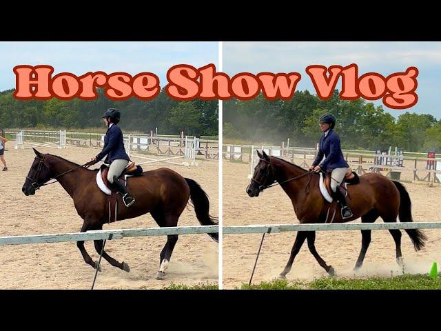 HORSE SHOW VLOG | Beginner Jumping