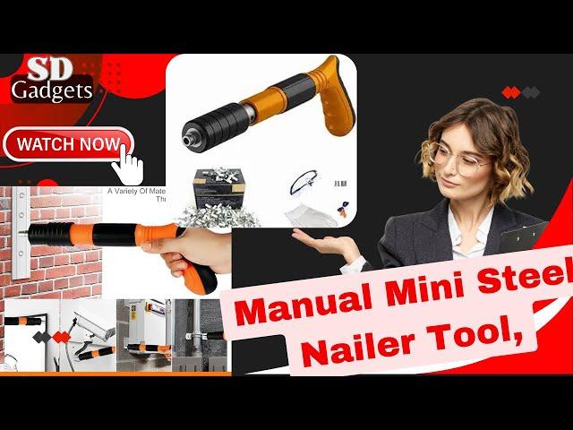 Manual Mini Steel Nailer Tool| for Household Woodworking Decor