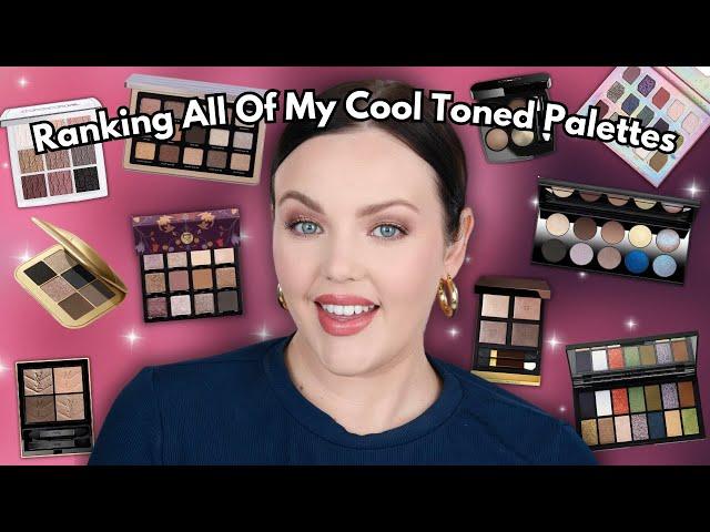 Ranking All Of My Cool Toned Eyeshadow Palettes!