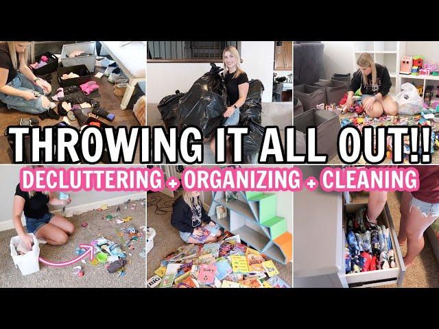 THROWING EVERYTHING OUT IN 2024 | Decluttering & Organizing | Whole House Declutter | HOARDERS