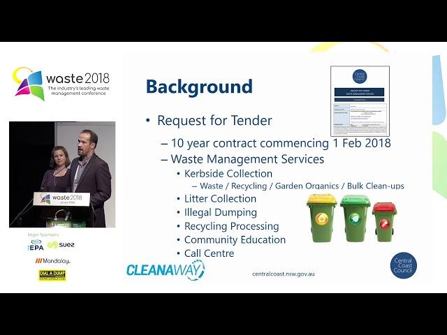 Tenders - 12 Waste collection contract changeover, post Council amalgamations