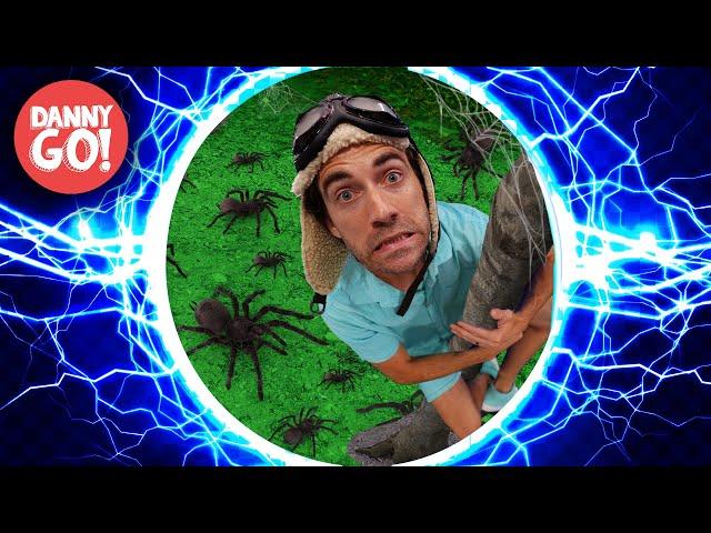 "Spooky Spiders Everywhere!"  Halloween Adventure ️HYPERSPEED REMIX️/// Danny Go! Songs for Kids