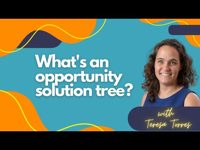 What is an opportunity solution tree?