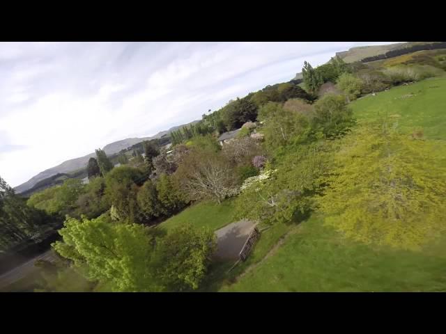 Mini racing quad FPV // n-Armed // High Speed Garden Tour