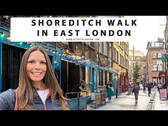 SHOREDITCH WALKING TOUR IN LONDON | Old Street | Hoxton Square | Shoreditch High Street | Street Art