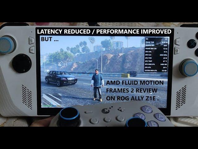 AFMF 2 Review on Rog Ally Radeon 780M | AAA Games Test | Latency Reduced / Performance Improved But