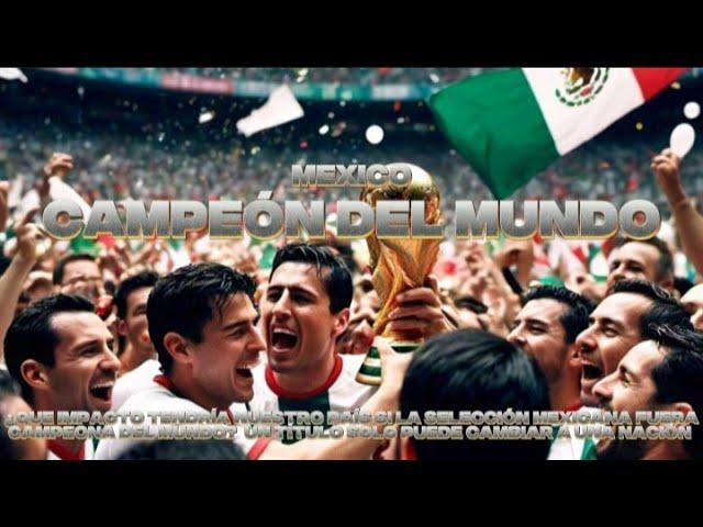 ¿Que hubiera pasado si Mexico fuera campeon del mundo en Rusia 2018? un titulo impactaria una nacion