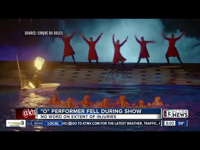 Cirque du Soleil performer falls during 'O' show at Bellagio Las Vegas