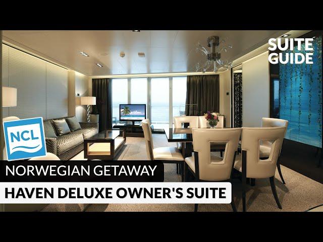 Norwegian Getaway | Haven Deluxe Owner's Suite Full Tour & Review 4K | Category H2