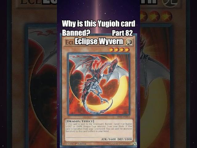 Why is Eclipse Wyvern Banned? In 1 Minute! #yugiohmasterduel #banlist #yugiohcards #yugiohtcg